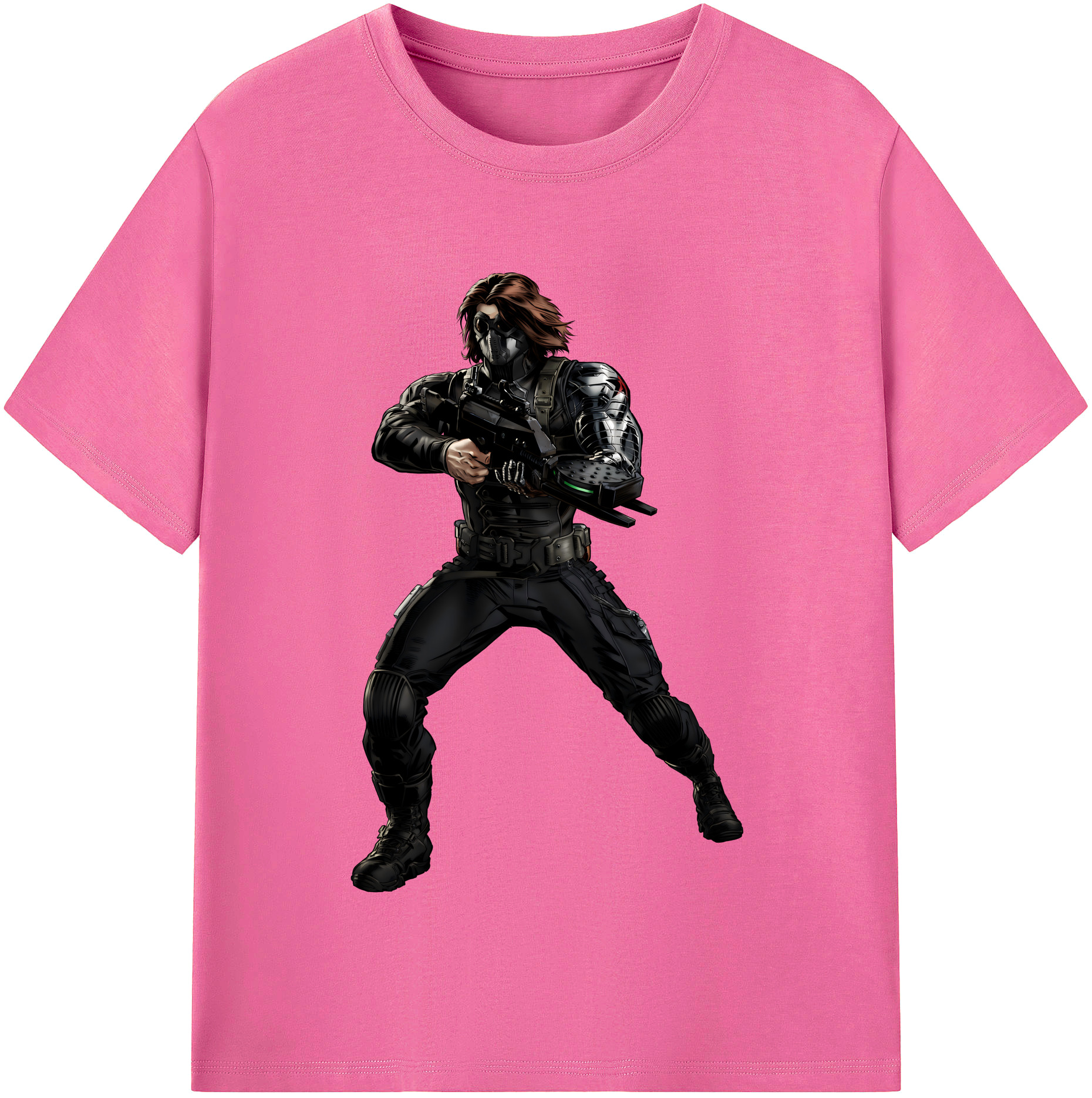 （画像用） アベンジャーズ The Avengers レディースカジュアルプリントTシャツ（綿100％）